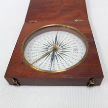 Francis Barker Wooden Pocket Compass c.1850