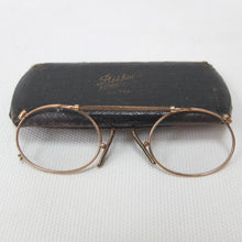1917 Antique Pince-Nez Spectacles & Case