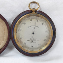 J. Hicks, Hatton Garden | Pocket Altimeter Barometer c.1880