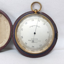 J. Hicks, Hatton Garden | Pocket Altimeter Barometer c.1880