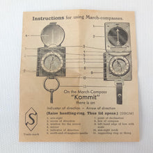 Stockert & Sohn 'Marsch-Kompass Jugend' c.1950