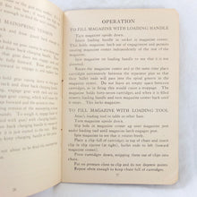 WW1 Savage Lewis Machine Gun Manual (1917)