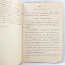 WW1 Savage Lewis Machine Gun Manual (1917)