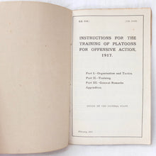 WW1 Trench Warfare Manual (1917) | Offensive Action