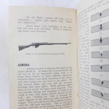 WW1 Lee Enfield Rifle Musketry Handbook