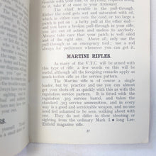 WW1 Lee Enfield Rifle Musketry Handbook