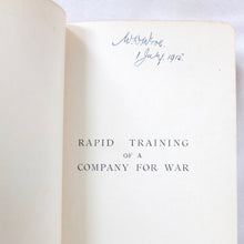 Rapid Training of a Company For War (1915)
