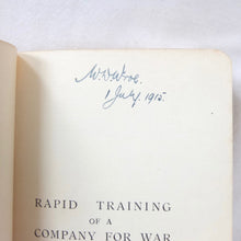 Grimsby Chum's Rapid Training for War (1915)
