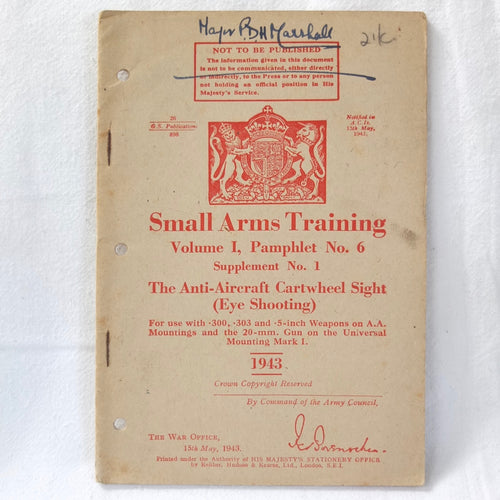 The Anti-Aircraft Cartwheel Sight (1943) 