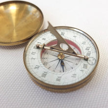 Victorian Pocket Sundial Compass c.1880 | Compass Library