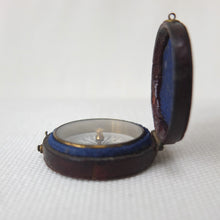 Victorian Pocket Leather Cased Compass 1870