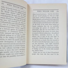 H. H. Munro ('Saki')  | When William Came